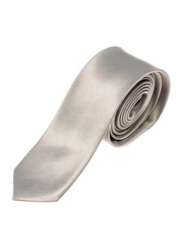 Cravate élégante étroite pour homme grise Bolf K001