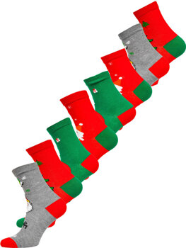 Femme Chaussettes de Noël Multicolore Bolf M7-4P 4 PACK