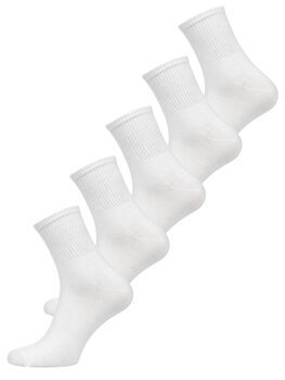 Homme Chaussettes Blanc Bolf N3320M-5P 5 PACK
