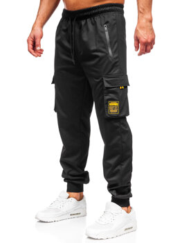 Homme Pantalon de jogging cargo Noir Bolf JX6359