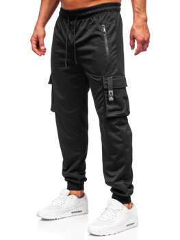 Homme Pantalon de jogging cargo Noir Bolf JX6362
