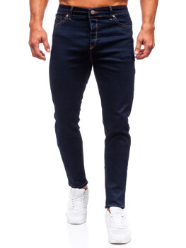 Homme Pantalon en jean regular fit Bleu foncé Bolf 5305