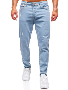 Homme Pantalon en jean slim fit Bleu Bolf 6447