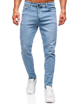 Homme Pantalon en jean slim fit Bleu Bolf 6472