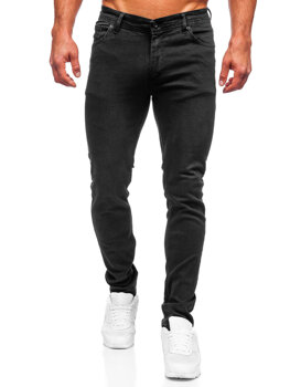 Le pantalon en jean slim fit pour homme noir Bolf 6693S