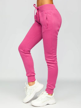 Pantalon de sport pour femme rose foncé Bolf CK-01