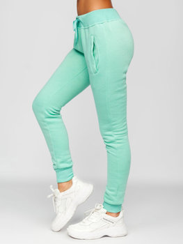 Pantalon de sport pour femme vert menthe Bolf CK-01