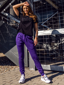 Pantalon de sport pour femme violet Bolf CK-01B