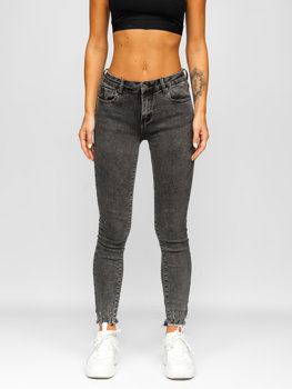 Pantalon en jean pour femme noir Bolf FL1870