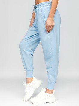 Pantalon sportif bleu clair pour femme Bolf 0011
