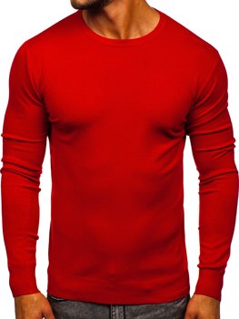 Pull basic pour homme rouge Bolf YY01