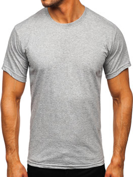 Tee-shirt gris foncé sans imprimé pour homme Bolf 192397 