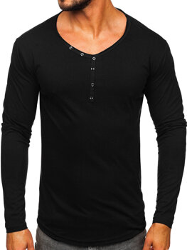 Tee-shirt manche longue pour homme noir Bolf 5059A