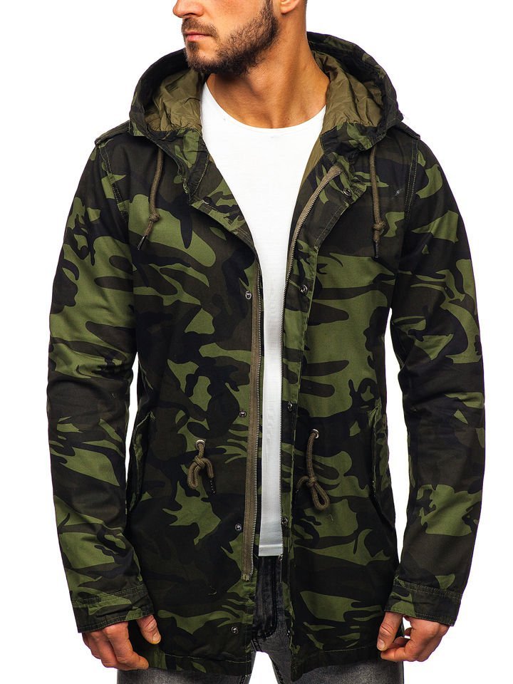 parka camouflage homme