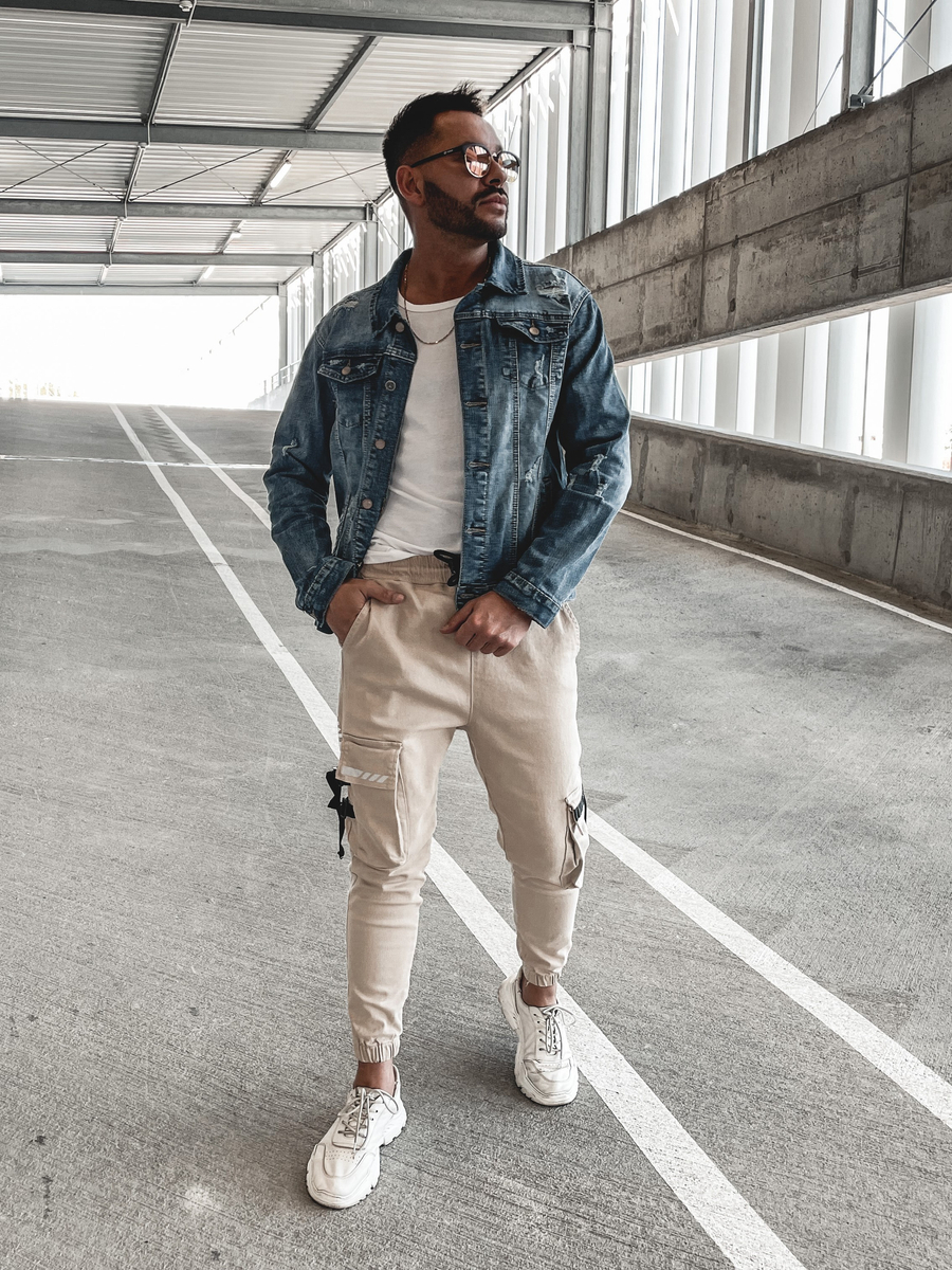 Combinar Pantalon Jogger Beige Hombre Pants Jogger Caqui Hombre