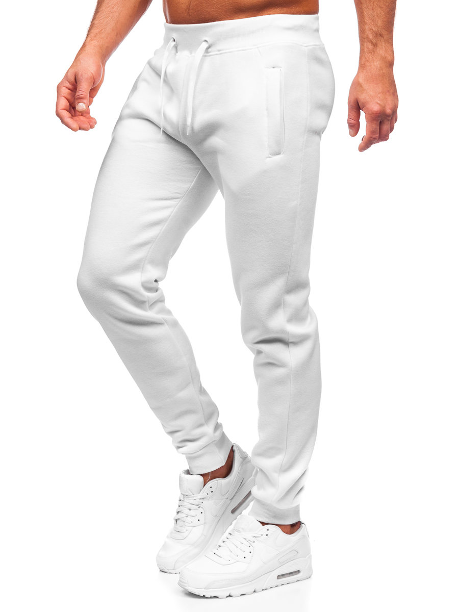 Pantalon jogger pour homme blanc Bolf XW01-A
