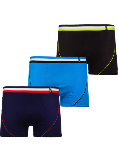 Boxer pour homme multicolore Bolf 1BE682V-3P 3 PACK