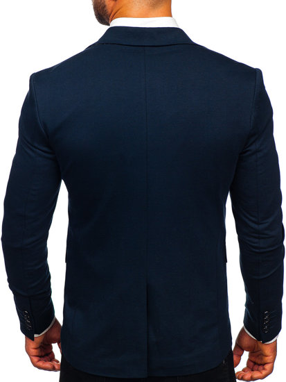 La veste élégante pour homme bleue foncée Bolf SR2003