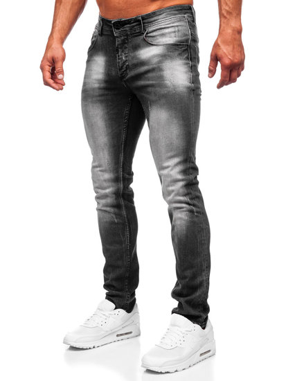 Le pantalon jean slim fit pour homme noir Bolf MP0001N