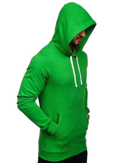 Le sweat-shirt à capuche pour homme vert Bolf 02