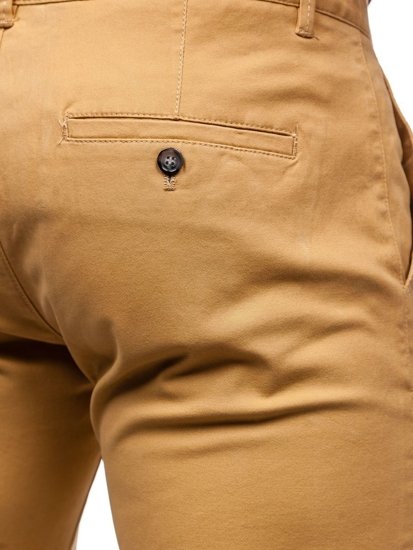 Pantalon chino pour homme beige Bolf 1143     