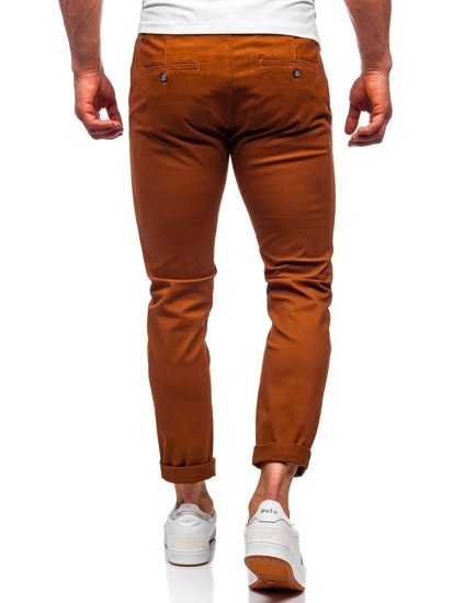 Pantalon chino pour homme brun Bolf 1143     