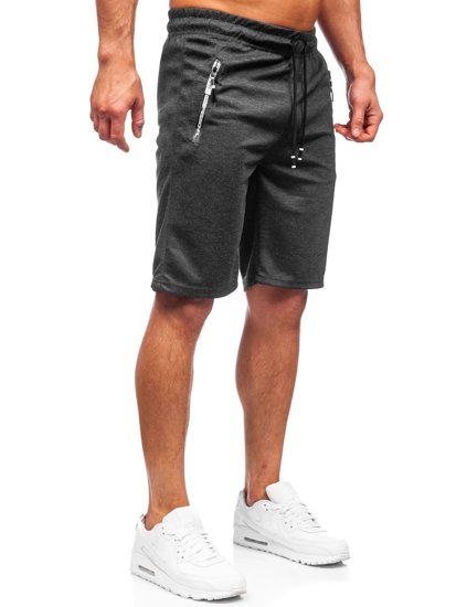 Pantalon court sportif graphite pour homme Bolf JX203 