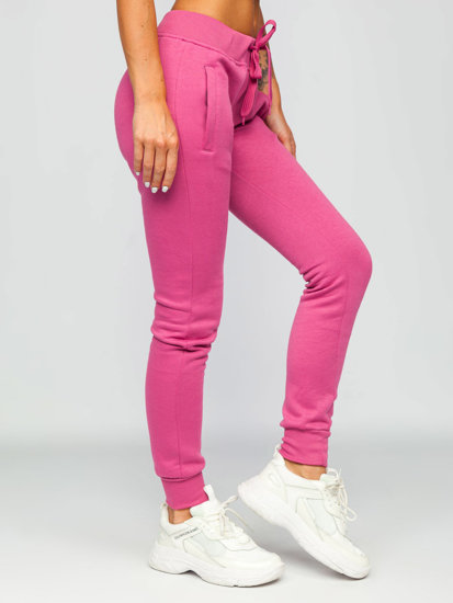 Pantalon de sport pour femme rose foncé Bolf CK-01