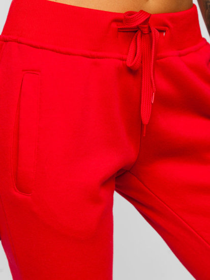 Pantalon de sport pour femme rouge Bolf CK-01