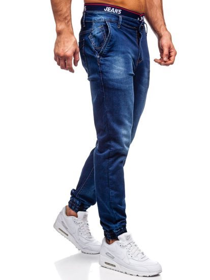 Pantalon en jean jogger pour homme bleu foncé Bolf 51003W0