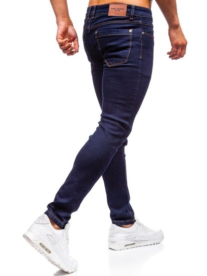 Pantalon en jean pour homme skinny fit encré Bolf 61828