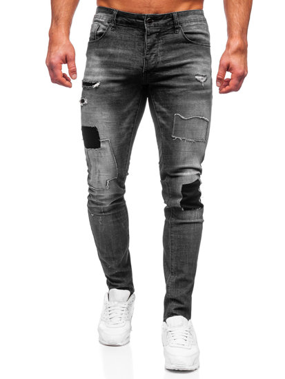 Pantalon en jean slim fit pour homme graphite Bolf MP0031G