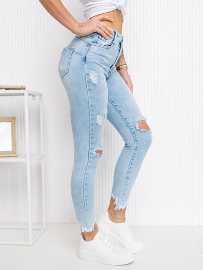 Pantalon jean pour femme Push Up bleu Bolf L82-5