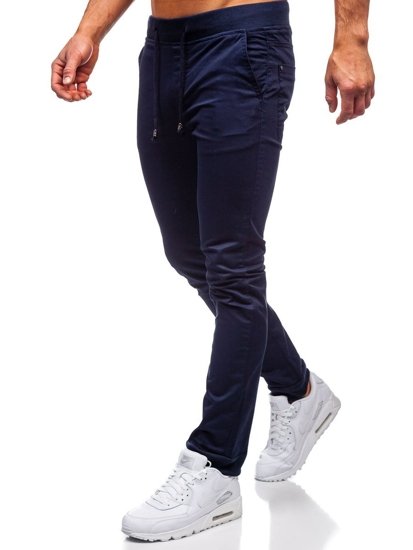 Pantalon jogger bleu foncé pour homme Bolf KA8877