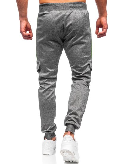 Pantalon jogger cargo pour homme graphite Bolf K10283