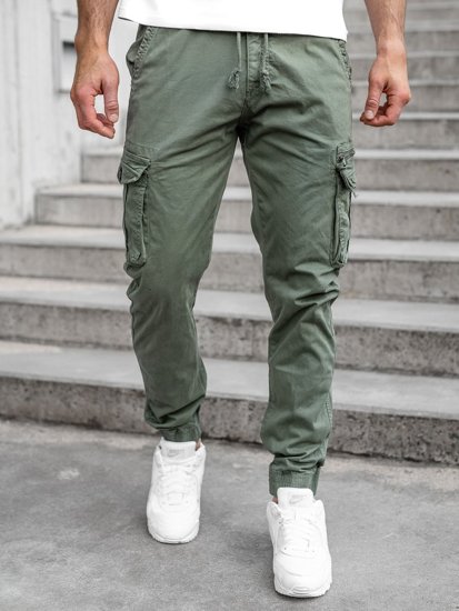 Pantalon jogger cargo vert clair pour homme Bolf CT6706S0