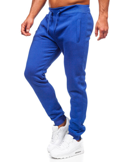 Pantalon jogger pour homme bleu cobalt Bolf XW01
