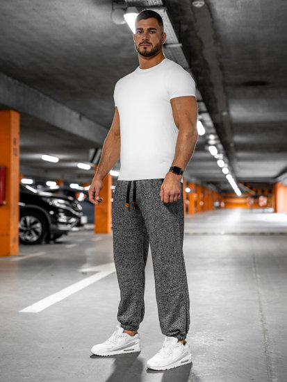 Pantalon jogger pour homme noir Bolf Q3476
