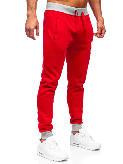 Pantalon jogger pour homme rouge Bolf K10001