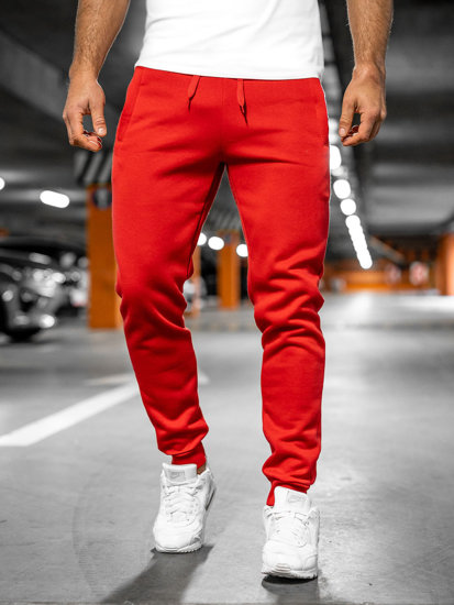 Pantalon jogger pour homme rouge Bolf XW01