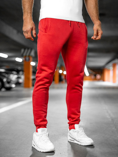 Pantalon jogger pour homme rouge clair Bolf XW01