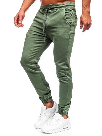 Pantalon jogger pour homme vert Bolf KA1219