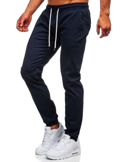Pantalon pour homme jogger bleu foncé Bolf 1145