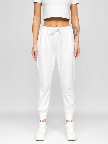 Pantalon sportif blanc pour femme Bolf 0011