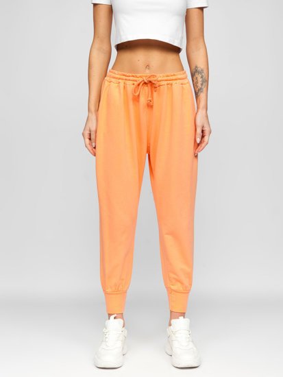 Pantalon sportif orange pour femme Bolf 0011