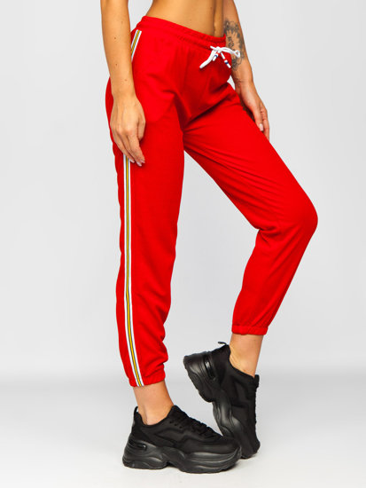 Pantalon sportif pour femme rouge Bolf YW01020B   