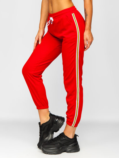 Pantalon sportif pour femme rouge Bolf YW01020B   