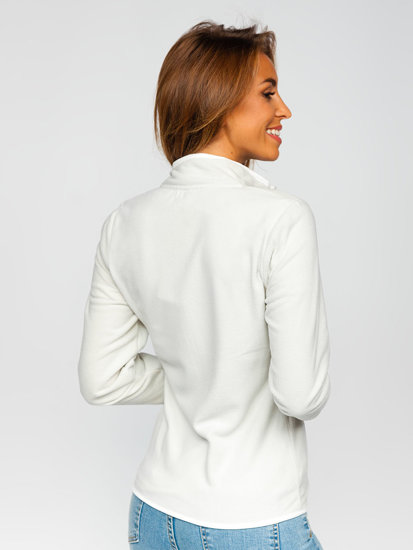Sweat-shirt polaire pour femme beige Bolf HH015
