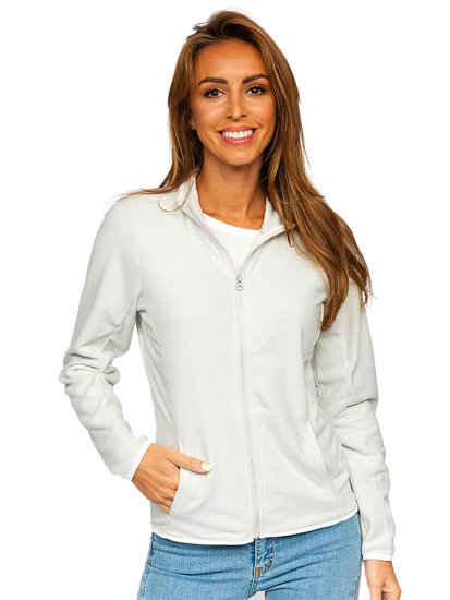 Sweat-shirt polaire pour femme beige Bolf HH015