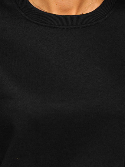 Sweat-shirt pour femme noir Bolf W01